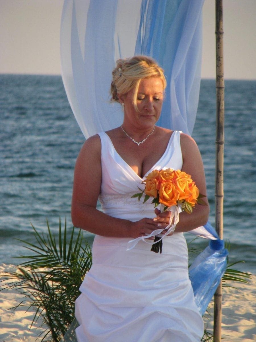 a beach wedding